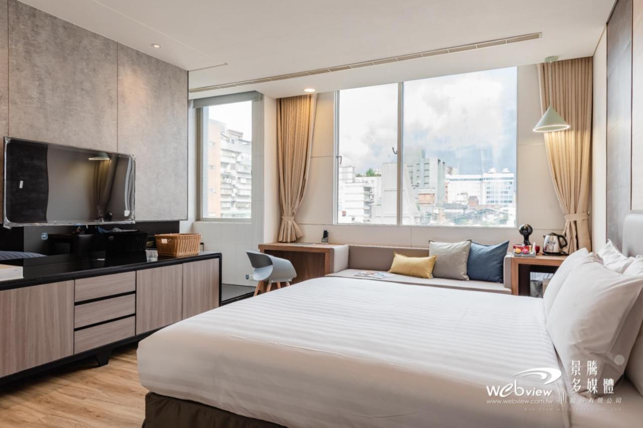 Hotel 玩行旅台北館 Tchaj-pej Exteriér fotografie